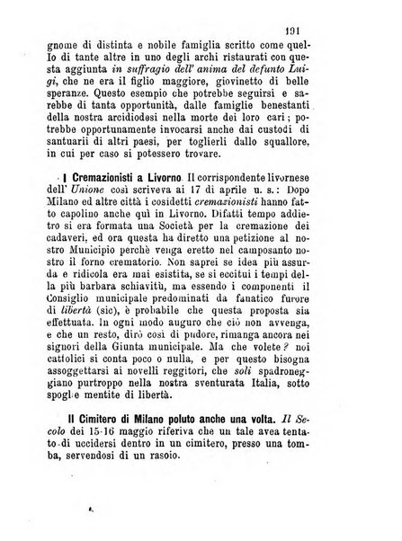 L'eco del Purgatorio pubblicazione mensuale indirizzata al suffragio de' fedeli defunti