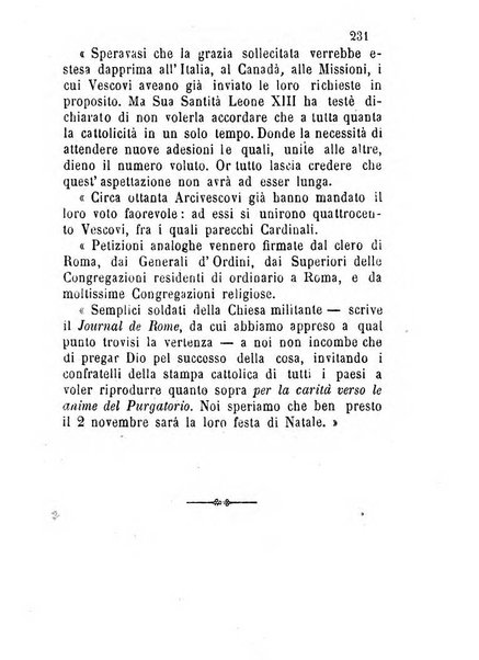 L'eco del Purgatorio pubblicazione mensuale indirizzata al suffragio de' fedeli defunti