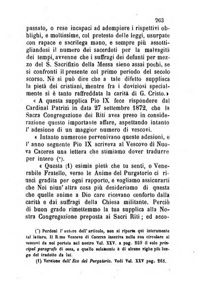 L'eco del Purgatorio pubblicazione mensuale indirizzata al suffragio de' fedeli defunti