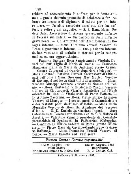 L'eco del Purgatorio pubblicazione mensuale indirizzata al suffragio de' fedeli defunti