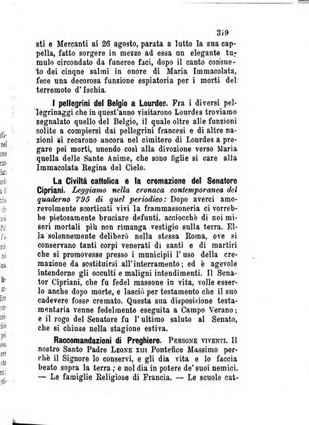 L'eco del Purgatorio pubblicazione mensuale indirizzata al suffragio de' fedeli defunti