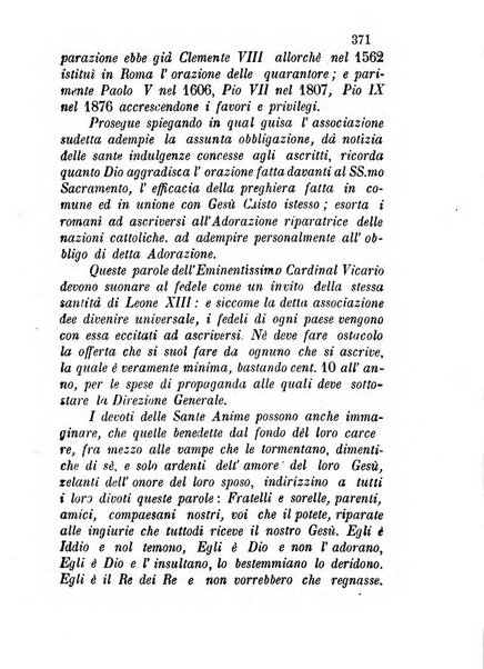 L'eco del Purgatorio pubblicazione mensuale indirizzata al suffragio de' fedeli defunti