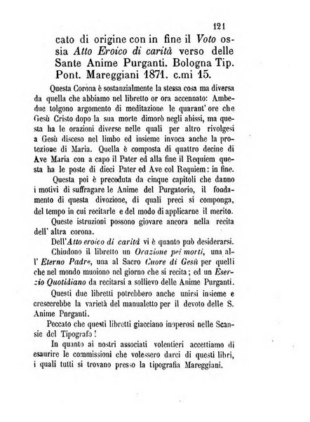 L'eco del Purgatorio pubblicazione mensuale indirizzata al suffragio de' fedeli defunti