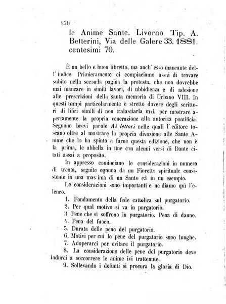 L'eco del Purgatorio pubblicazione mensuale indirizzata al suffragio de' fedeli defunti