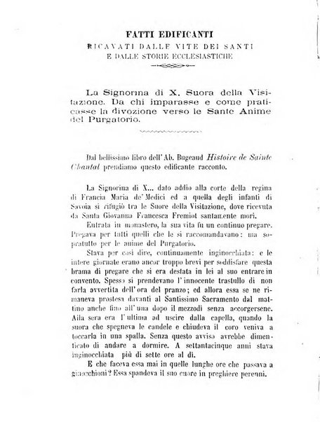 L'eco del Purgatorio pubblicazione mensuale indirizzata al suffragio de' fedeli defunti