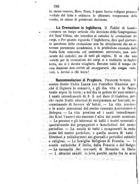 L'eco del Purgatorio pubblicazione mensuale indirizzata al suffragio de' fedeli defunti