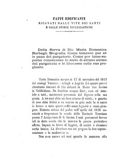 L'eco del Purgatorio pubblicazione mensuale indirizzata al suffragio de' fedeli defunti