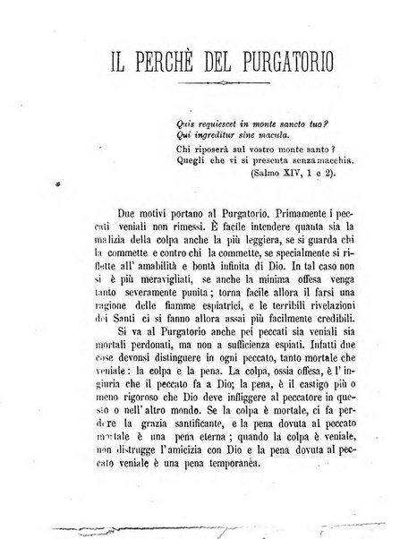 L'eco del Purgatorio pubblicazione mensuale indirizzata al suffragio de' fedeli defunti