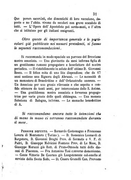 L'eco del Purgatorio pubblicazione mensuale indirizzata al suffragio de' fedeli defunti