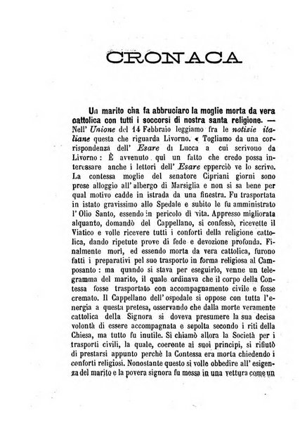 L'eco del Purgatorio pubblicazione mensuale indirizzata al suffragio de' fedeli defunti