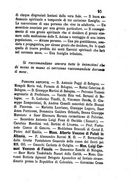 L'eco del Purgatorio pubblicazione mensuale indirizzata al suffragio de' fedeli defunti