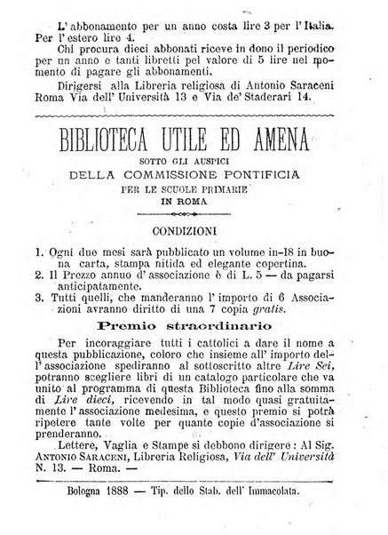 L'eco del Purgatorio pubblicazione mensuale indirizzata al suffragio de' fedeli defunti