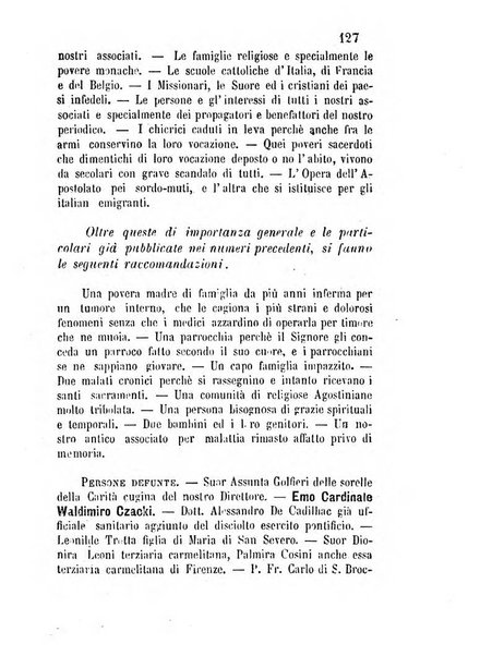 L'eco del Purgatorio pubblicazione mensuale indirizzata al suffragio de' fedeli defunti