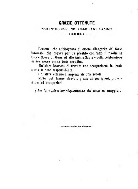 L'eco del Purgatorio pubblicazione mensuale indirizzata al suffragio de' fedeli defunti