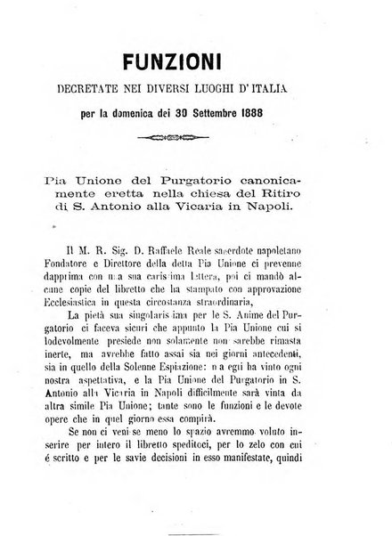 L'eco del Purgatorio pubblicazione mensuale indirizzata al suffragio de' fedeli defunti