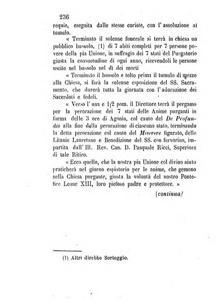 L'eco del Purgatorio pubblicazione mensuale indirizzata al suffragio de' fedeli defunti