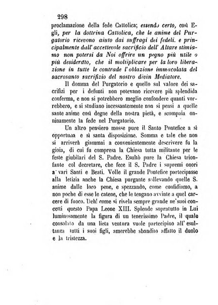 L'eco del Purgatorio pubblicazione mensuale indirizzata al suffragio de' fedeli defunti