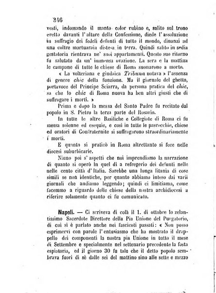 L'eco del Purgatorio pubblicazione mensuale indirizzata al suffragio de' fedeli defunti