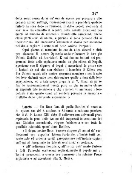 L'eco del Purgatorio pubblicazione mensuale indirizzata al suffragio de' fedeli defunti