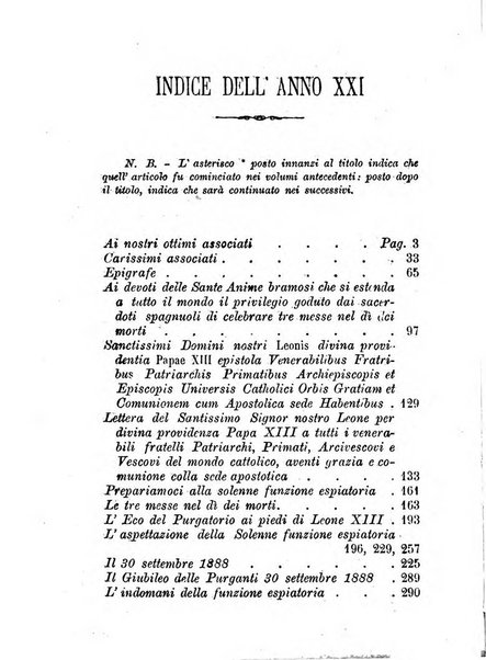 L'eco del Purgatorio pubblicazione mensuale indirizzata al suffragio de' fedeli defunti