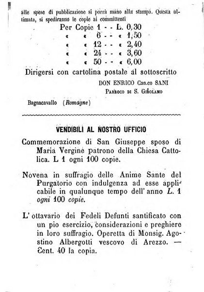 L'eco del Purgatorio pubblicazione mensuale indirizzata al suffragio de' fedeli defunti