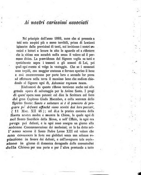 L'eco del Purgatorio pubblicazione mensuale indirizzata al suffragio de' fedeli defunti