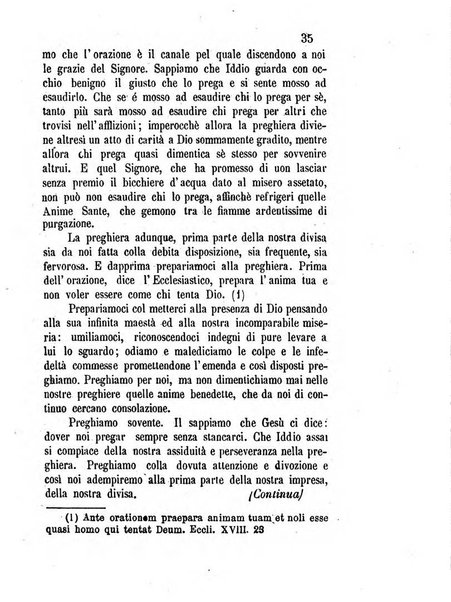 L'eco del Purgatorio pubblicazione mensuale indirizzata al suffragio de' fedeli defunti