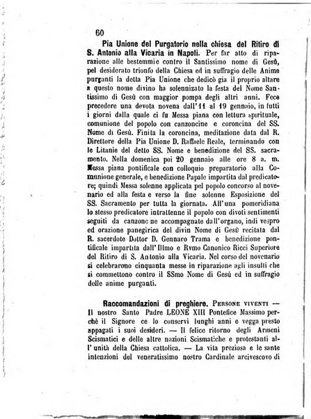 L'eco del Purgatorio pubblicazione mensuale indirizzata al suffragio de' fedeli defunti