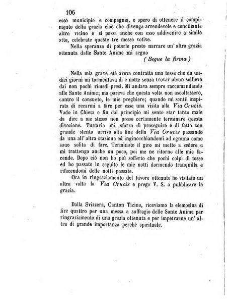 L'eco del Purgatorio pubblicazione mensuale indirizzata al suffragio de' fedeli defunti