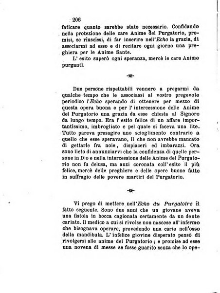 L'eco del Purgatorio pubblicazione mensuale indirizzata al suffragio de' fedeli defunti