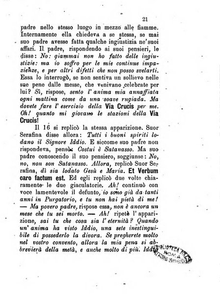 L'eco del Purgatorio pubblicazione mensuale indirizzata al suffragio de' fedeli defunti