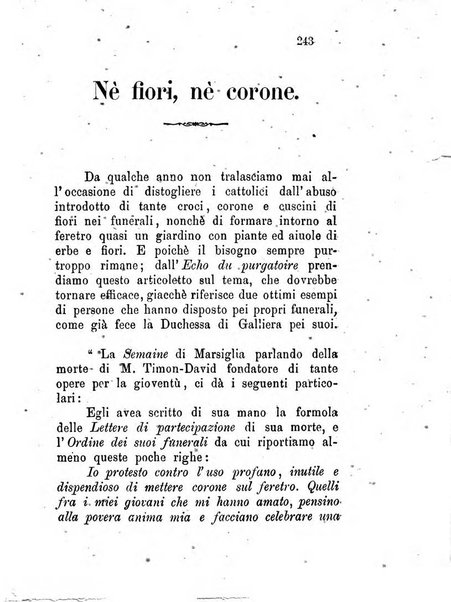 L'eco del Purgatorio pubblicazione mensuale indirizzata al suffragio de' fedeli defunti