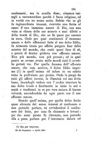 L'eco del Purgatorio pubblicazione mensuale indirizzata al suffragio de' fedeli defunti