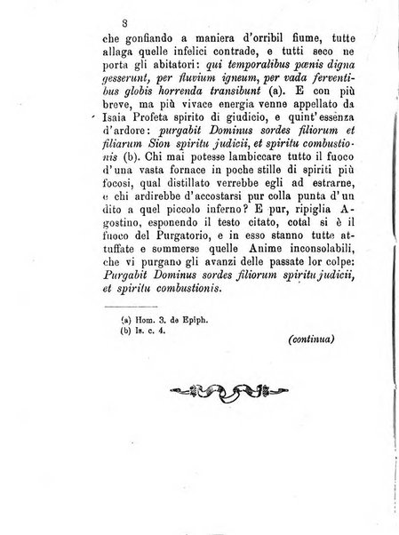 L'eco del Purgatorio pubblicazione mensuale indirizzata al suffragio de' fedeli defunti