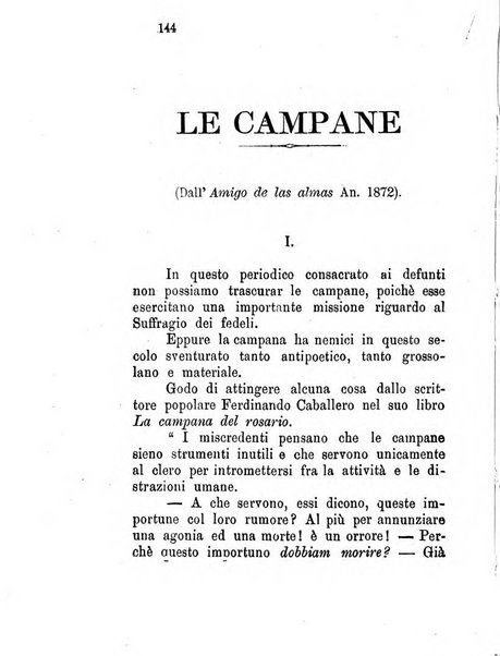 L'eco del Purgatorio pubblicazione mensuale indirizzata al suffragio de' fedeli defunti