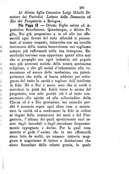 L'eco del Purgatorio pubblicazione mensuale indirizzata al suffragio de' fedeli defunti