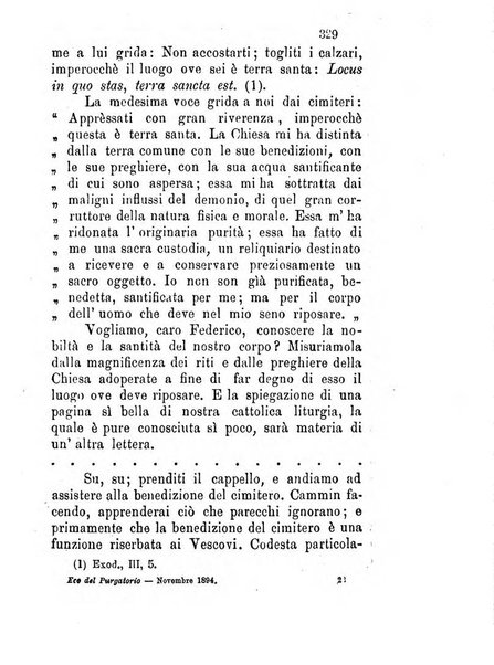 L'eco del Purgatorio pubblicazione mensuale indirizzata al suffragio de' fedeli defunti