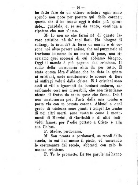 L'eco del Purgatorio pubblicazione mensuale indirizzata al suffragio de' fedeli defunti