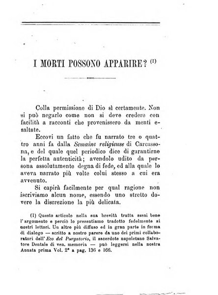 L'eco del Purgatorio pubblicazione mensuale indirizzata al suffragio de' fedeli defunti