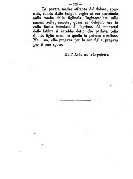 L'eco del Purgatorio pubblicazione mensuale indirizzata al suffragio de' fedeli defunti