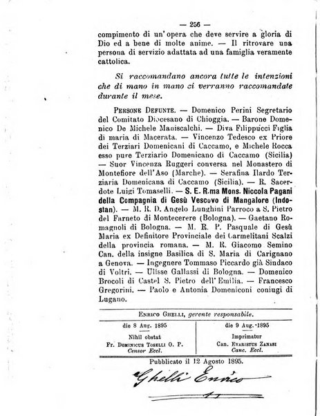 L'eco del Purgatorio pubblicazione mensuale indirizzata al suffragio de' fedeli defunti