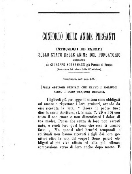 L'eco del Purgatorio pubblicazione mensuale indirizzata al suffragio de' fedeli defunti