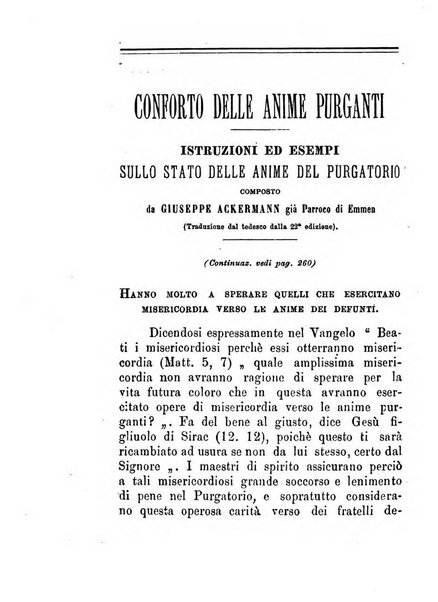 L'eco del Purgatorio pubblicazione mensuale indirizzata al suffragio de' fedeli defunti