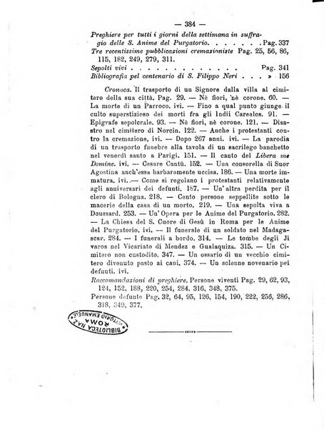 L'eco del Purgatorio pubblicazione mensuale indirizzata al suffragio de' fedeli defunti