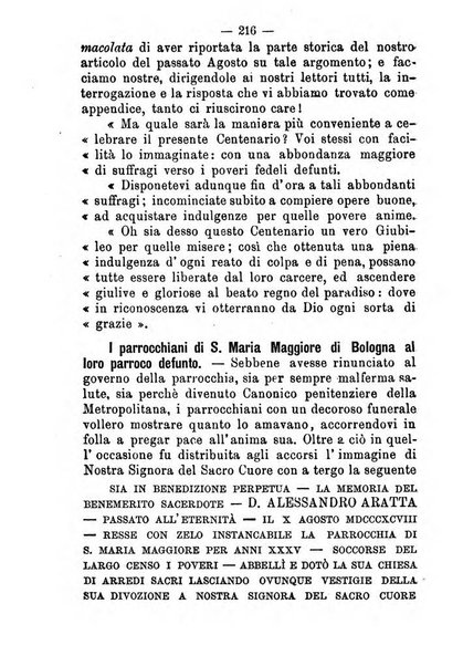 L'eco del Purgatorio pubblicazione mensuale indirizzata al suffragio de' fedeli defunti