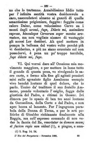 L'eco del Purgatorio pubblicazione mensuale indirizzata al suffragio de' fedeli defunti