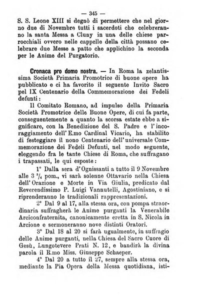 L'eco del Purgatorio pubblicazione mensuale indirizzata al suffragio de' fedeli defunti