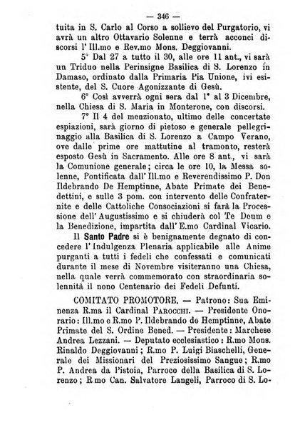 L'eco del Purgatorio pubblicazione mensuale indirizzata al suffragio de' fedeli defunti