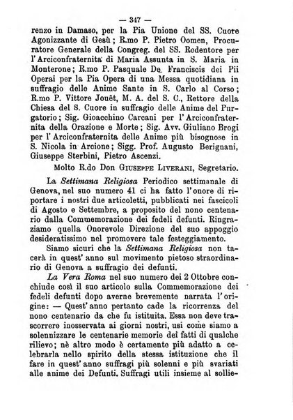 L'eco del Purgatorio pubblicazione mensuale indirizzata al suffragio de' fedeli defunti