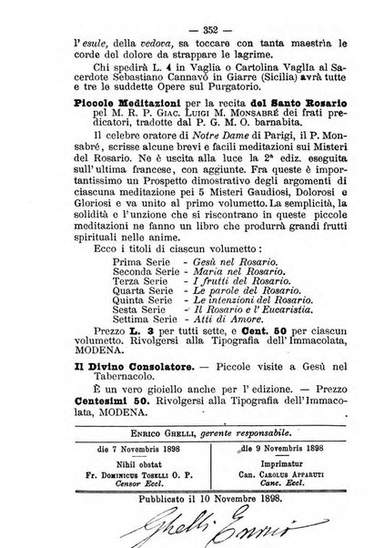 L'eco del Purgatorio pubblicazione mensuale indirizzata al suffragio de' fedeli defunti